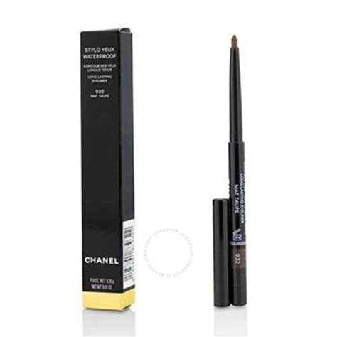 chanel stylo yeux waterproof 932 mat taupe|brun agape stylo eyes.